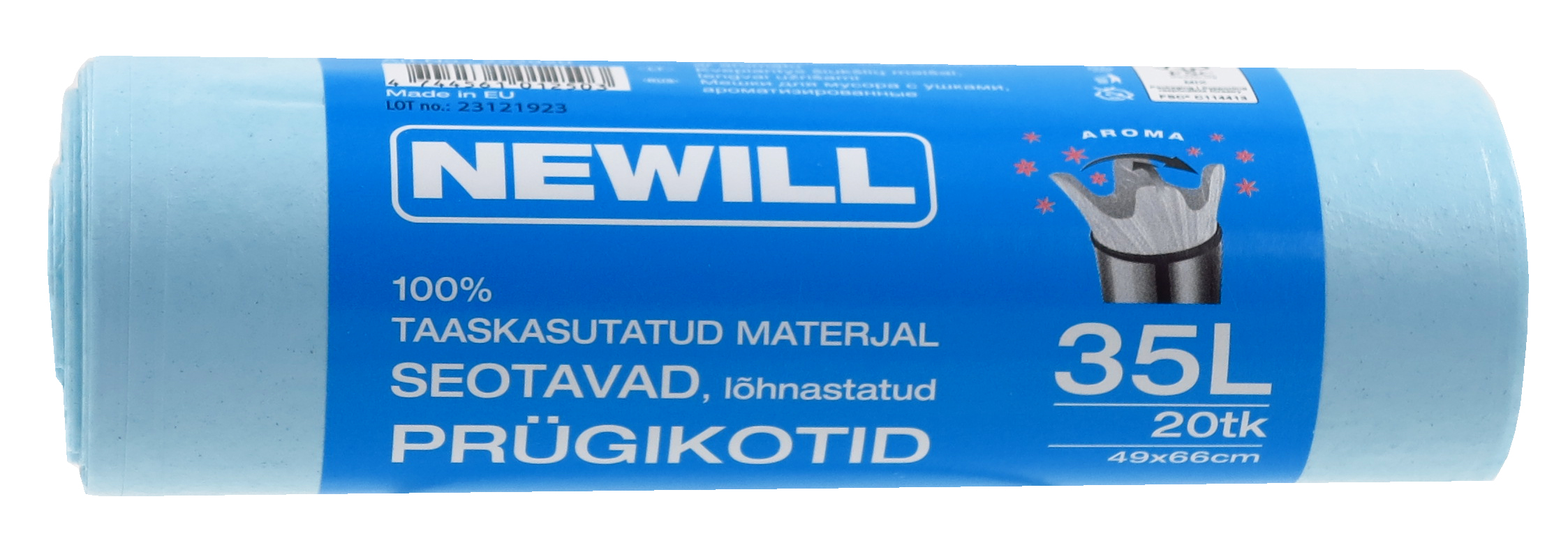 Prügikott seotav 35L, 20tk, lõhnastatud