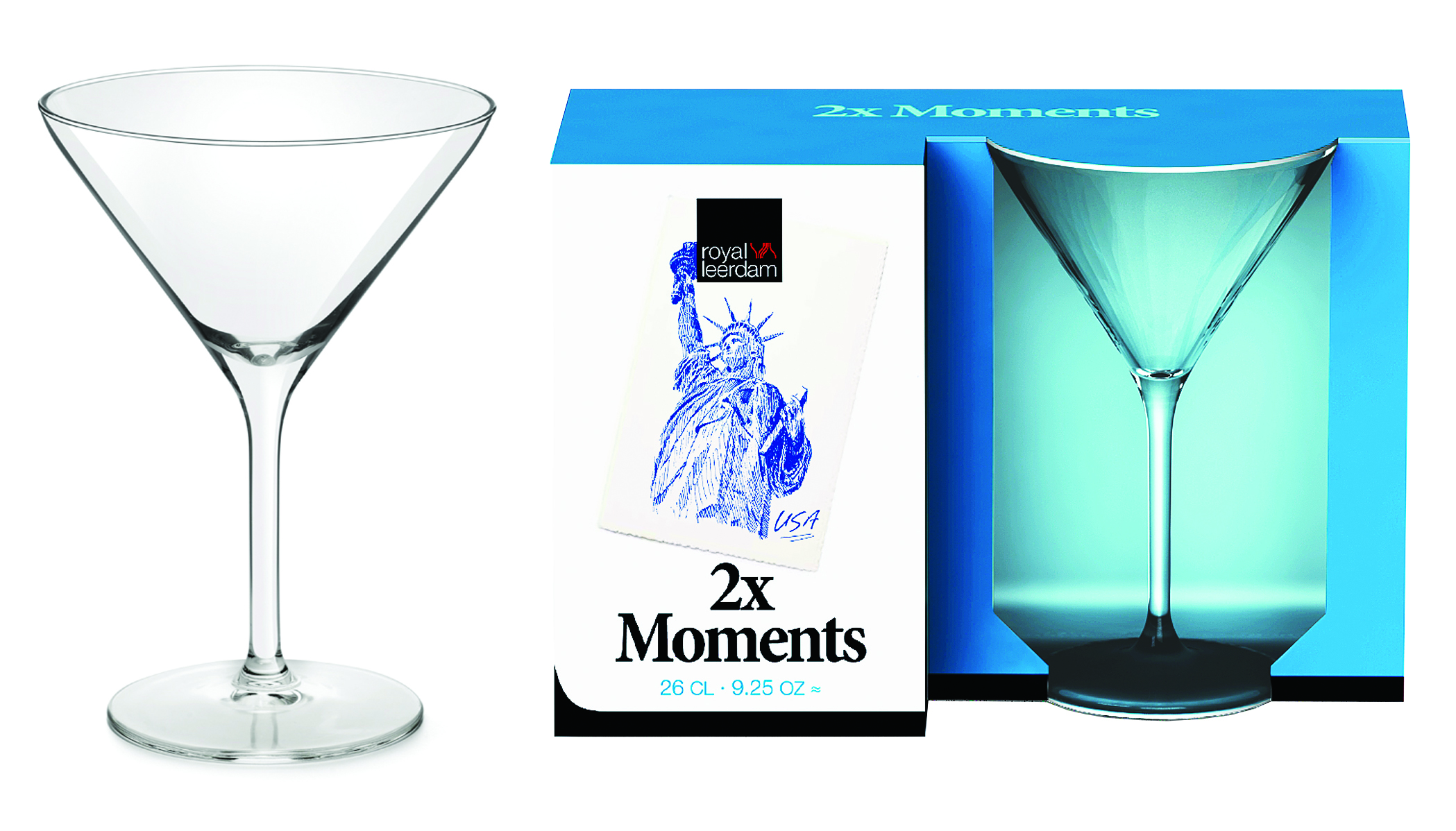 Kokteiliklaas Martini Moments 26cl, 2tk