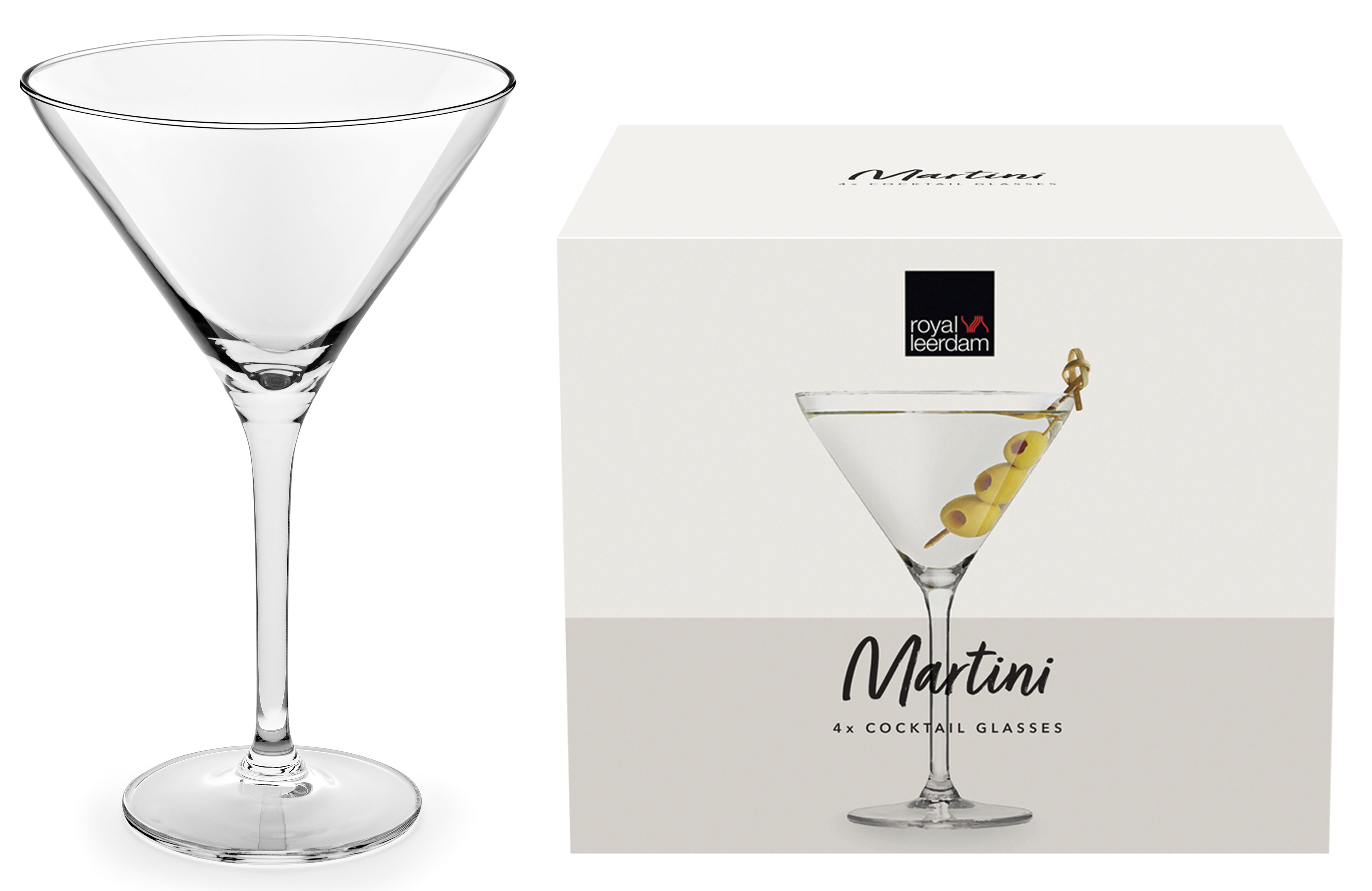 Kokteiliklaas Martini 26cl, 4tk