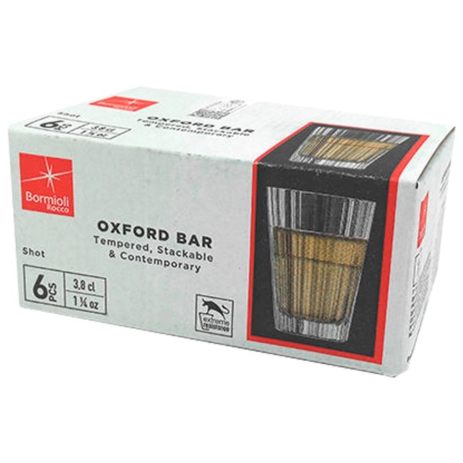 Viinapits Oxford Bar 3,8cl, 6tk