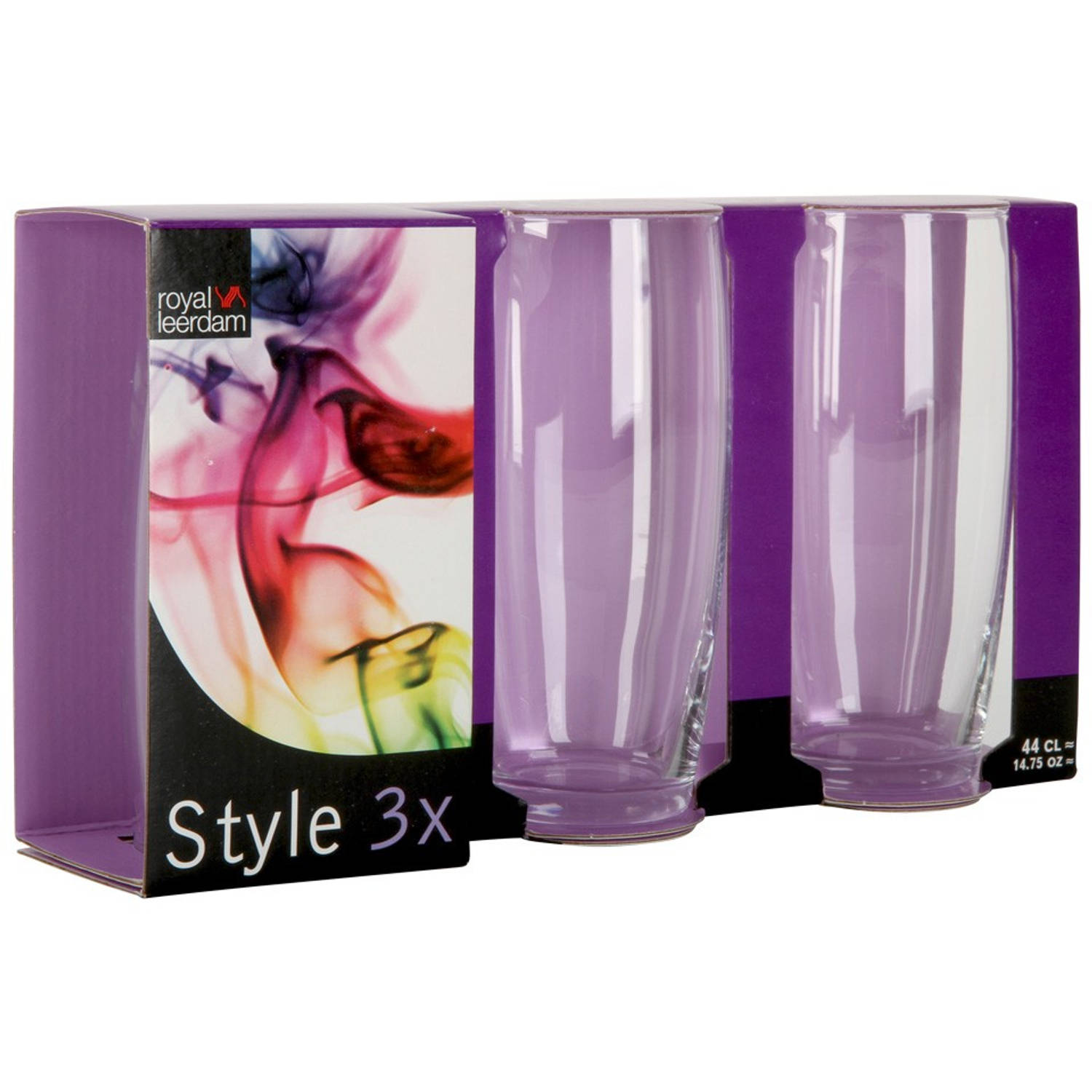 Joogiklaas Style 44cl, 3tk